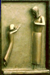 Bronzerelief, 48 x 67 cm